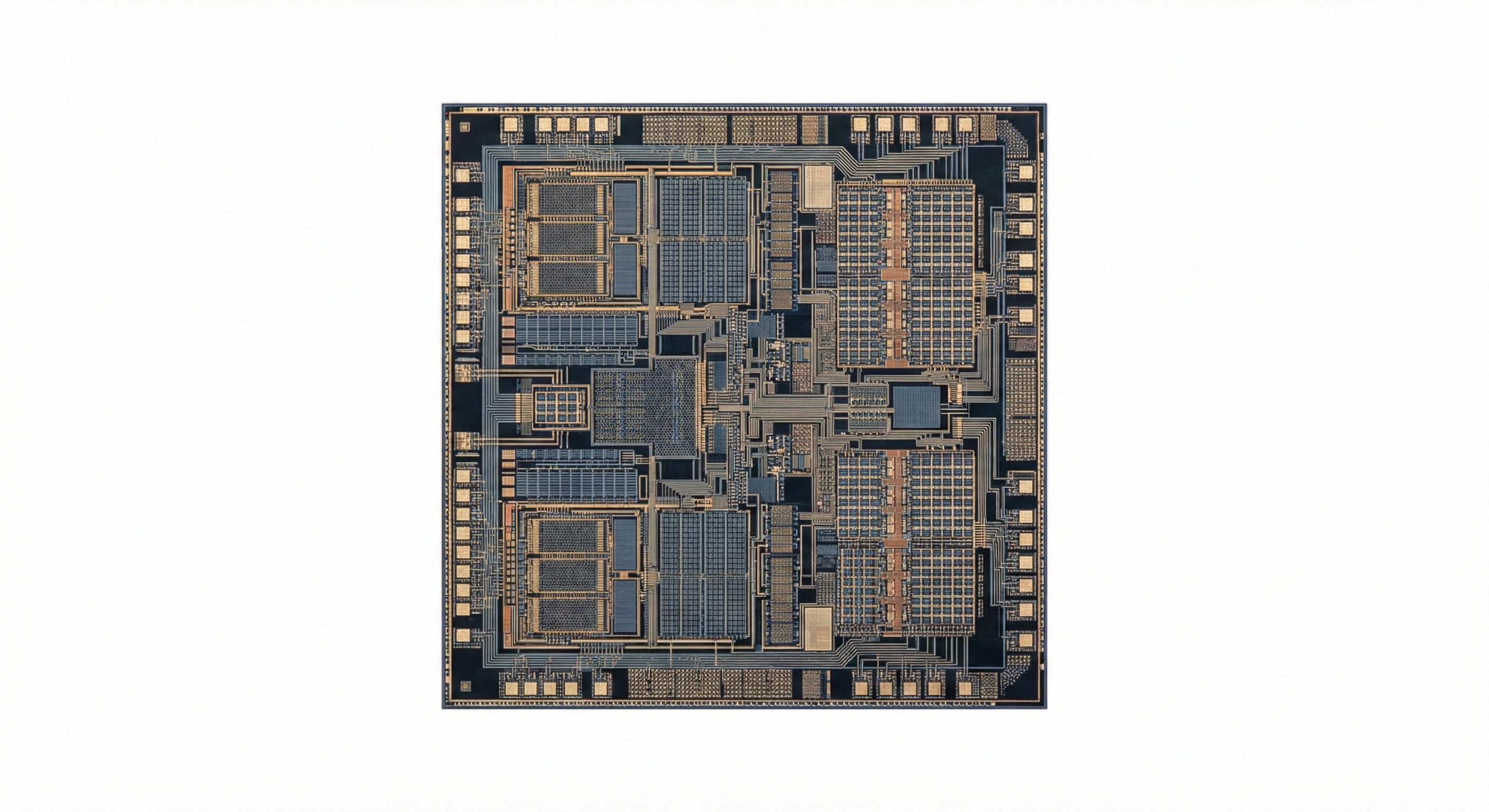 RISC-V RV32IM Processor Die Shot